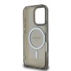 Guess IML Glitter Ring MagSafe tok iPhone 16 Pro Max készülékhez fekete