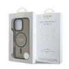 Guess IML Glitter Ring MagSafe tok iPhone 16 Pro Max készülékhez fekete