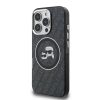 Karl Lagerfeld IML K&CH Heads Repeated Logo MagSafe tok iPhone 16 Pro Max készülékhez fekete