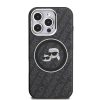 Karl Lagerfeld IML K&CH Heads Repeated Logo MagSafe tok iPhone 16 Pro Max készülékhez fekete