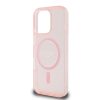 Guess IML Glitter Ring MagSafe tok iPhone 16 Pro Max készülékhez rózsaszín