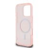 Guess IML Glitter Ring MagSafe tok iPhone 16 Pro Max készülékhez rózsaszín