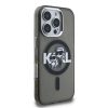 Karl Lagerfeld IML Glitter Karl and Choupette Sketch MagSafe tok iPhone 16 Pro Max készülékhez fekete