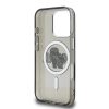 Karl Lagerfeld IML Glitter Karl and Choupette Sketch MagSafe tok iPhone 16 Pro Max készülékhez fekete