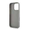DKNY PU Leather Repeat Pattern Tonal Stripe tok iPhone 16 Pro Max készülékhez bézs