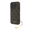 Guess 4G Charm tok iPhone 16 Pro Max készülékhez Tone on Tone barna
