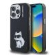 Karl Lagerfeld IML Aquarelle Choupette tok iPhone 15 Pro Max készülékhez fekete