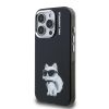 Karl Lagerfeld IML Aquarelle Choupette tok iPhone 15 Pro Max készülékhez fekete