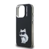 Karl Lagerfeld IML Aquarelle Choupette tok iPhone 15 Pro Max készülékhez fekete