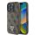Guess PU 4G Strass Triangle Metal Logo tok iPhone 16 Pro készülékhez barna
