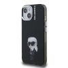 Karl Lagerfeld IML Aquarelle Karl tok iPhone 15 készülékhez fekete