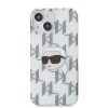 Karl Lagerfeld IML Electroplated Karl Head tok iPhone 15 készülékhez átlátszó