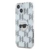 Karl Lagerfeld IML Electroplated Karl Head tok iPhone 15 készülékhez átlátszó