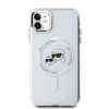 Karl Lagerfeld IML K&CH Heads Metal Frame MagSafe tok iPhone 11 készülékhez átlátszó