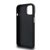 Guess PU Grained 4G Logo Stand Camera Frame tok iPhone 15 készülékhez fekete