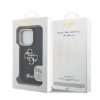 Guess PU Grained 4G Logo Stand Camera Frame tok iPhone 15 Pro Max készülékhez fekete