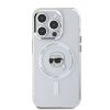 Karl Lagerfeld IML Karl Head Metal Frame MagSafe tok iPhone 15 Pro Max készülékhez átlátszó