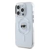 Karl Lagerfeld IML Karl Head Metal Frame MagSafe tok iPhone 15 Pro Max készülékhez átlátszó