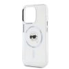 Karl Lagerfeld IML Karl Head Metal Frame MagSafe tok iPhone 15 Pro Max készülékhez átlátszó