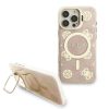 Guess PC/TPU elektroplátázott, állvánnyal ellátott, kamerakeretes MagSafe tok cserélhető háttérrel iPhone 16 Pro Max készülékhez