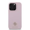 Guess PU bőrhatású 4G kis fém logóval MagSafe tok iPhone 16 Pro Max készülékhez rózsaszín