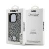 DKNY PU Leather Crosswalk Pattern Magsafe tok iPhone 16 Pro Max készülékhez elefántcsont