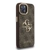 Guess PU 4G Metal Logo Stand Camera Frame tok iPhone 14 készülékhez barna