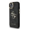 Guess PU 4G Metal Logo Stand Camera Frame tok iPhone 14 készülékhez fekete