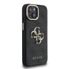 Guess PU 4G Metal Logo Stand Camera Frame tok iPhone 15 készülékhez fekete