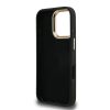 Guess PU 4G Metal Logo Stand Camera Frame tok iPhone 16 Pro Max készülékhez fekete