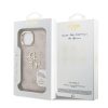 Guess PU 4G Metal Logo Stand Camera Frame tok iPhone 14 készülékhez, rózsaszín