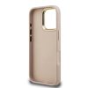 Guess PU 4G Metal Logo Stand Camera Frame tok iPhone 16 Pro Max készülékhez rózsaszín