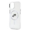 Karl Lagerfeld IML K&CH Heads Metal Frame MagSafe tok iPhone 14 készülékhez átlátszó
