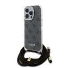 Guess IML 4G nyomtatott vállpántos tok iPhone 16 Pro Max készülékhez barna