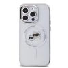 Karl Lagerfeld IML K&CH Heads Metal Frame MagSafe tok iPhone 15 Pro Max készülékhez átlátszó