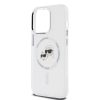 Karl Lagerfeld IML K&CH Heads Metal Frame MagSafe tok iPhone 15 Pro Max készülékhez átlátszó