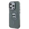 Karl Lagerfeld IML Karl Head Metal Frame MagSafe tok iPhone 15 Pro Max készülékhez fekete