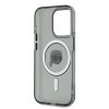 Karl Lagerfeld IML Karl Head Metal Frame MagSafe tok iPhone 15 Pro Max készülékhez fekete