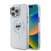 Karl Lagerfeld IML Choupette Head Metal Frame MagSafe tok iPhone 16 Pro Max készülékhez átlátszó