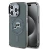 Karl Lagerfeld IML K&CH Heads Metal Frame MagSafe tok iPhone 15 Pro Max készülékhez fekete