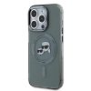 Karl Lagerfeld IML K&CH Heads Metal Frame MagSafe tok iPhone 15 Pro Max készülékhez fekete