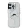 Karl Lagerfeld IML K&CH Heads Metal Frame MagSafe tok iPhone 16 Pro Max készülékhez átlátszó