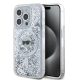 Karl Lagerfeld Liquid Glitter Karl Head MagSafe tok iPhone 15 Pro Max készülékhez átlátszó