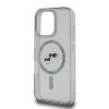 Karl Lagerfeld IML K&CH Heads Metal Frame MagSafe tok iPhone 16 Pro Max készülékhez fekete