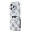Karl Lagerfeld IML Electroplated Karl Head tok iPhone 15 Pro Max készülékhez átlátszó
