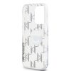 Karl Lagerfeld IML Electroplated Karl Head tok iPhone 15 Pro Max készülékhez átlátszó