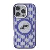 Karl Lagerfeld IML Monogram K&CH Heads MagSafe tok iPhone 16 Pro Max készülékhez lila