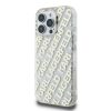 Karl Lagerfeld IML Electroplated Repeated Logo tok iPhone 16 Pro Max készülékhez, arany