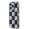 DKNY PC/TPU Checkered Pattern tok iPhone 15 Pro Max készülékhez fekete