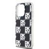 DKNY PC/TPU Checkered Pattern tok iPhone 15 Pro Max készülékhez fekete